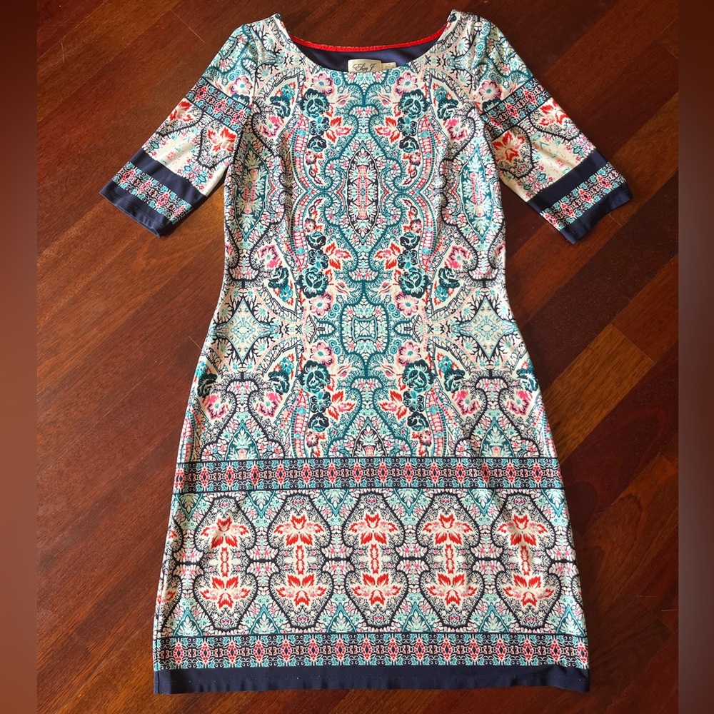 Eliza J Paisley Lightweight Dress